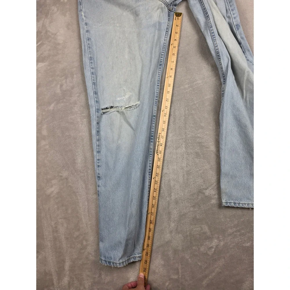 Vintage Levi's 550 Relaxed Jeans Mens 36x32 Fit 34x32 Distressed Made in USA 90s
